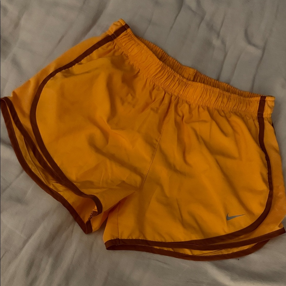 Nike Women's Vibrant Yellow Athletic Shorts